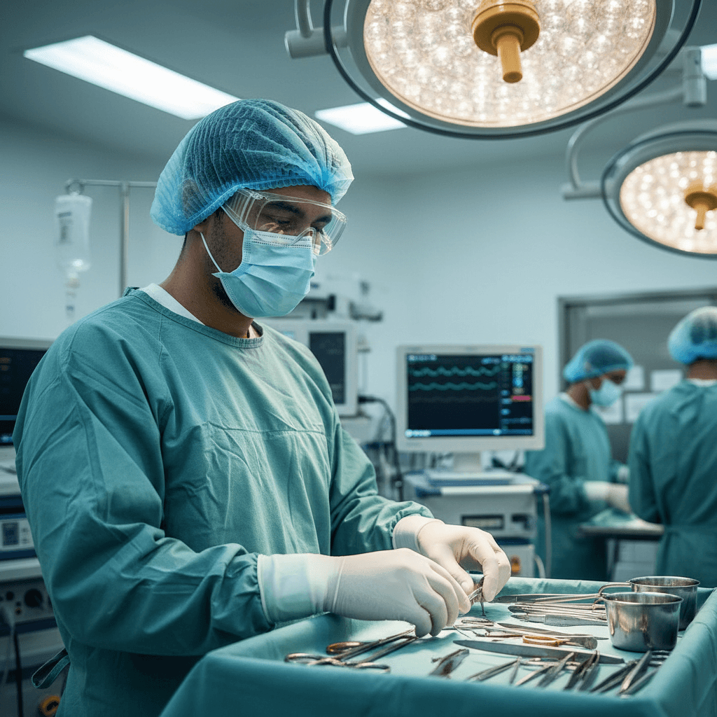 Caps, Masks, and Shoe Covers