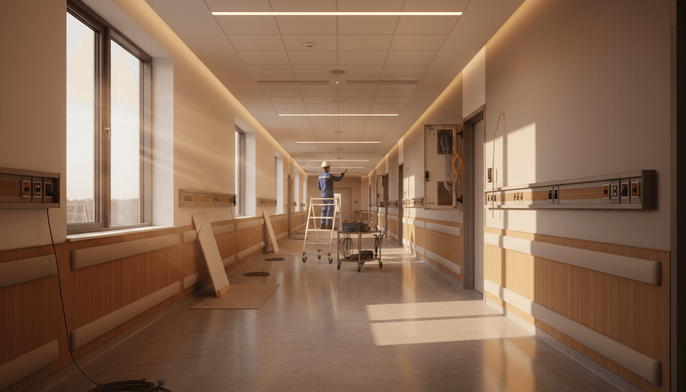 Hospital infrastructure installation and facility setup